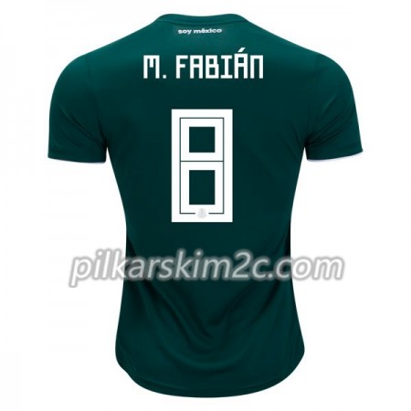 Koszulka Meksyk M.Fabian 8 Główna Mistrzostwa Świata 2018 - Koszulki Piłkarskie